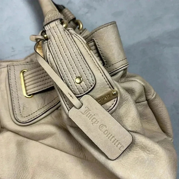 Juicy Couture Purse Tan Leather - Picture 9 of 14